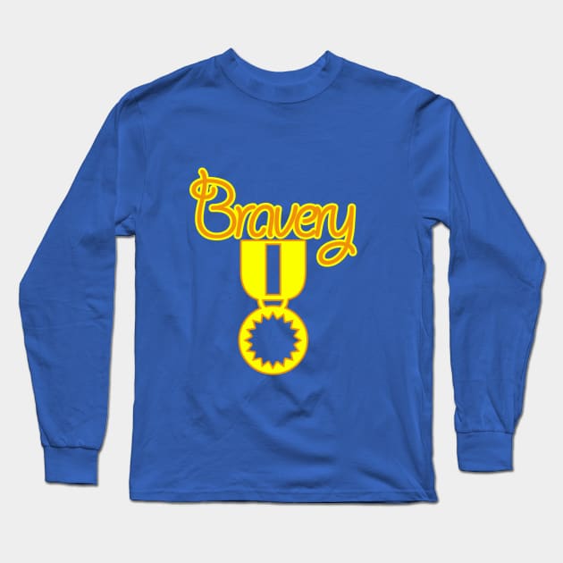 Bravery Long Sleeve T-Shirt by sarahnash